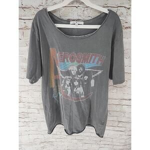 Aerosmith Rock In a Hard Place USA Made T-shirt Women Large Retro Vintage Small